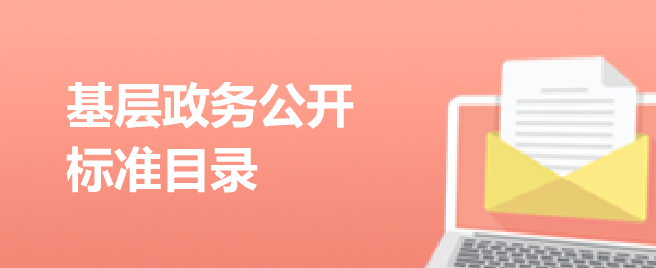 基層政務公開標準目錄