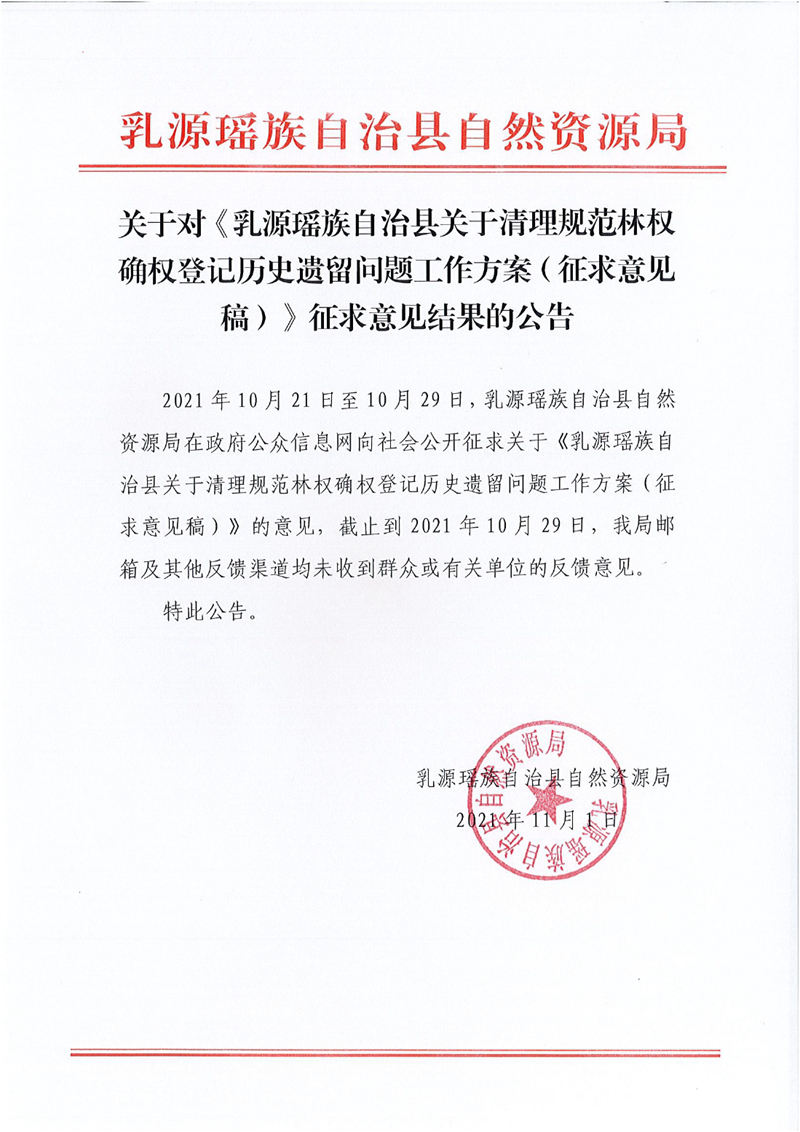 （征求意見結果公告）乳源瑤族自治縣清理規范林權確權登記歷史遺留問題工作方案（征求意見稿）0000.jpg