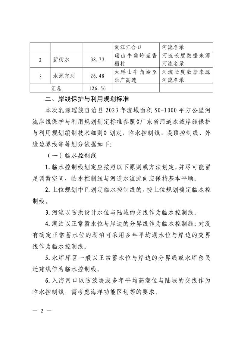 （乳府〔2023〕59號）關于乳源瑤族自治縣2023年流域面積50-1000平方公里河流岸線保護與利用規(guī)劃的公告 0001.jpg